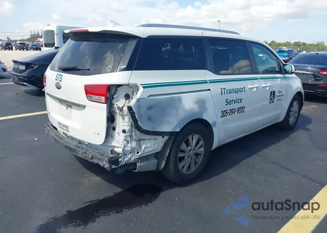 2017 Kia Sedona Lx из США, поврежденный, VIN KNDMB5C14H6331069